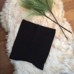 Helmut Lang short black mini skirt